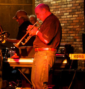 Randolph fillmore playing trumpet